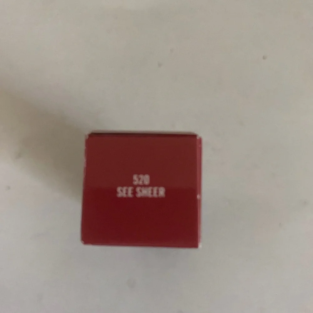 MAC COSMETICS Lustreglass Lipstick 520 See Sheer Grapefruit Pink NIB $25
